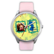 Load image into Gallery viewer, Chocolate Labrador Dog New Jersey Christmas Special Wrist Watch-Free Shipping