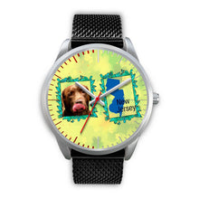 Load image into Gallery viewer, Chocolate Labrador Dog New Jersey Christmas Special Wrist Watch-Free Shipping