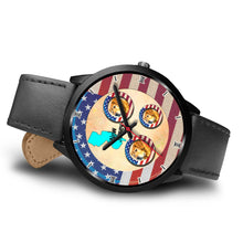Load image into Gallery viewer, Cheerful Golden Retriever Dog New Jersey Christmas Special Wrist Watch-Free Shipping