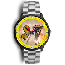 Load image into Gallery viewer, Boxer Dog New Jersey Christmas Special Wrist Watch-Free Shipping
