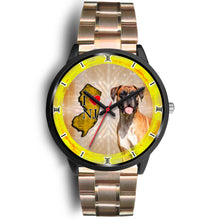 Load image into Gallery viewer, Boxer Dog New Jersey Christmas Special Wrist Watch-Free Shipping