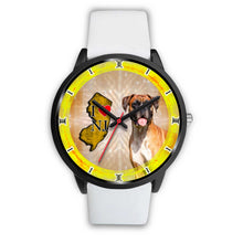 Load image into Gallery viewer, Boxer Dog New Jersey Christmas Special Wrist Watch-Free Shipping