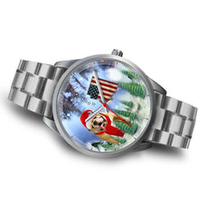 Load image into Gallery viewer, Bulldog Arizona Christmas Special Wrist Watch-Free Shipping