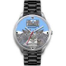 Load image into Gallery viewer, British Shorthair Cat South Dakota Christmas Special Wrist Watch-Free Shipping