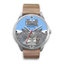 Load image into Gallery viewer, British Shorthair Cat South Dakota Christmas Special Wrist Watch-Free Shipping