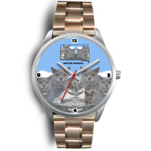Load image into Gallery viewer, British Shorthair Cat South Dakota Christmas Special Wrist Watch-Free Shipping