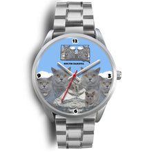 Load image into Gallery viewer, British Shorthair Cat South Dakota Christmas Special Wrist Watch-Free Shipping