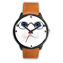 Load image into Gallery viewer, Cute Cat Blue Eyes Print Christmas Special Wrist Watch-Free Shipping
