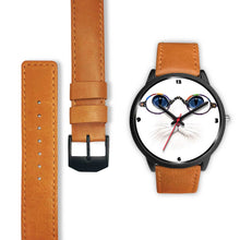 Load image into Gallery viewer, Cute Cat Blue Eyes Print Christmas Special Wrist Watch-Free Shipping