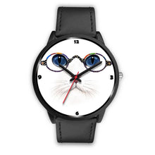 Load image into Gallery viewer, Cute Cat Blue Eyes Print Christmas Special Wrist Watch-Free Shipping