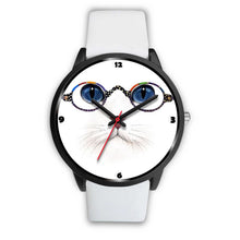 Load image into Gallery viewer, Cute Cat Blue Eyes Print Christmas Special Wrist Watch-Free Shipping