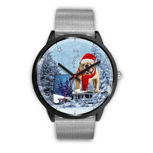Load image into Gallery viewer, Cute Bulldog Alabama Christmas Special Wrist Watch-Free Shipping