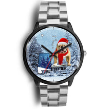 Load image into Gallery viewer, Cute Bulldog Alabama Christmas Special Wrist Watch-Free Shipping