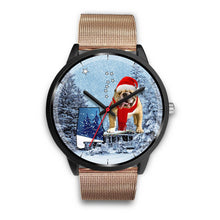 Load image into Gallery viewer, Cute Bulldog Alabama Christmas Special Wrist Watch-Free Shipping