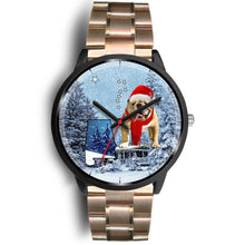 Load image into Gallery viewer, Cute Bulldog Alabama Christmas Special Wrist Watch-Free Shipping