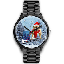 Load image into Gallery viewer, Cute Bulldog Alabama Christmas Special Wrist Watch-Free Shipping