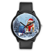 Load image into Gallery viewer, Cute Bulldog Alabama Christmas Special Wrist Watch-Free Shipping