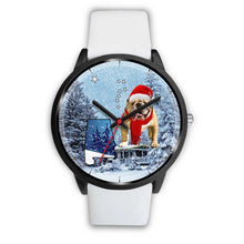 Load image into Gallery viewer, Cute Bulldog Alabama Christmas Special Wrist Watch-Free Shipping