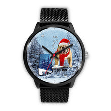 Load image into Gallery viewer, Cute Bulldog Alabama Christmas Special Wrist Watch-Free Shipping