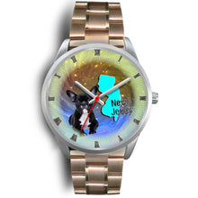 Load image into Gallery viewer, Cute French Bulldog New Jersey Christmas Special Wrist Watch-Free Shipping