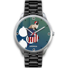 Load image into Gallery viewer, Burmese Cat Georgia Christmas Special Wrist Watch-Free Shipping