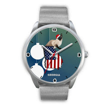 Load image into Gallery viewer, Burmese Cat Georgia Christmas Special Wrist Watch-Free Shipping