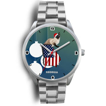 Load image into Gallery viewer, Burmese Cat Georgia Christmas Special Wrist Watch-Free Shipping