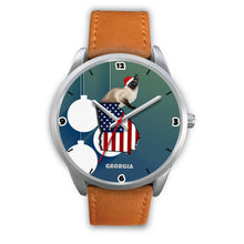 Load image into Gallery viewer, Burmese Cat Georgia Christmas Special Wrist Watch-Free Shipping
