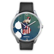Load image into Gallery viewer, Burmese Cat Georgia Christmas Special Wrist Watch-Free Shipping