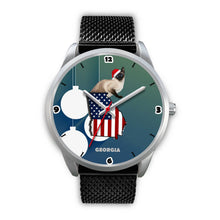 Load image into Gallery viewer, Burmese Cat Georgia Christmas Special Wrist Watch-Free Shipping