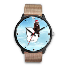 Load image into Gallery viewer, Boykin Spaniel Georgia Christmas Special Wrist Watch-Free Shipping