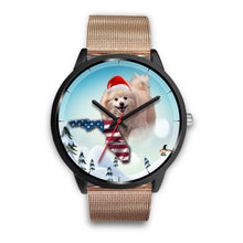 Load image into Gallery viewer, Cute Pomeranian Florida Christmas Special Wrist Watch-Free Shipping