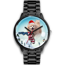 Load image into Gallery viewer, Cute Pomeranian Florida Christmas Special Wrist Watch-Free Shipping