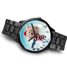 Load image into Gallery viewer, Cute Pomeranian Florida Christmas Special Wrist Watch-Free Shipping
