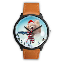Load image into Gallery viewer, Cute Pomeranian Florida Christmas Special Wrist Watch-Free Shipping