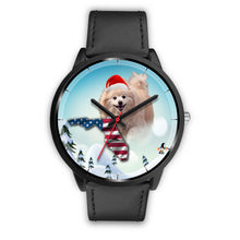 Load image into Gallery viewer, Cute Pomeranian Florida Christmas Special Wrist Watch-Free Shipping