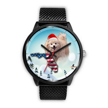 Load image into Gallery viewer, Cute Pomeranian Florida Christmas Special Wrist Watch-Free Shipping