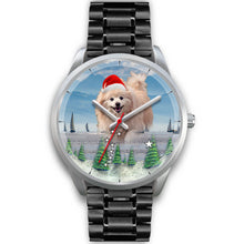 Load image into Gallery viewer, Cute Pomeranian Dog Christmas Special Wrist Watch-Free Shipping