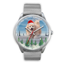 Load image into Gallery viewer, Cute Pomeranian Dog Christmas Special Wrist Watch-Free Shipping