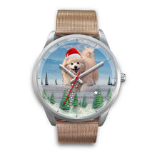 Load image into Gallery viewer, Cute Pomeranian Dog Christmas Special Wrist Watch-Free Shipping