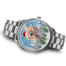 Load image into Gallery viewer, Cute Pomeranian Dog Christmas Special Wrist Watch-Free Shipping