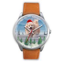 Load image into Gallery viewer, Cute Pomeranian Dog Christmas Special Wrist Watch-Free Shipping