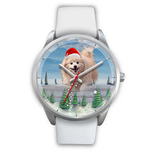 Load image into Gallery viewer, Cute Pomeranian Dog Christmas Special Wrist Watch-Free Shipping
