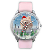 Load image into Gallery viewer, Cute Pomeranian Dog Christmas Special Wrist Watch-Free Shipping