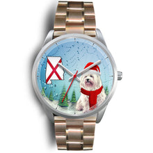 Load image into Gallery viewer, Cute Havanese Dog Alabama Christmas Special Wrist Watch-Free Shipping