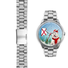 Load image into Gallery viewer, Cute Havanese Dog Alabama Christmas Special Wrist Watch-Free Shipping