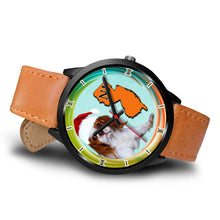 Load image into Gallery viewer, Cavalier King Charles Spaniel Dog New Jersey Christmas Special Wrist Watch-Free Shipping