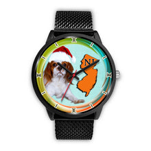 Load image into Gallery viewer, Cavalier King Charles Spaniel Dog New Jersey Christmas Special Wrist Watch-Free Shipping