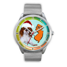 Load image into Gallery viewer, Cute Cavalier King Charles Spaniel Dog New Jersey Christmas Special Wrist Watch-Free Shipping