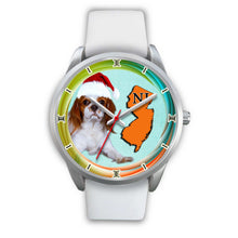 Load image into Gallery viewer, Cute Cavalier King Charles Spaniel Dog New Jersey Christmas Special Wrist Watch-Free Shipping